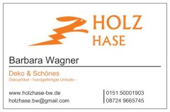 Gewerbe: Holzhase, Deko & Schönes