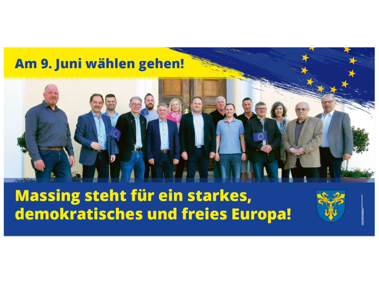 Gehen Sie zur Europawahl am 9. Juni - Aufruf des Marktgemeinderates Massing
