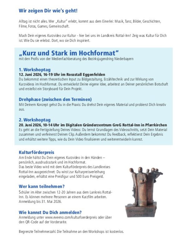 Kulturförderpreis 2