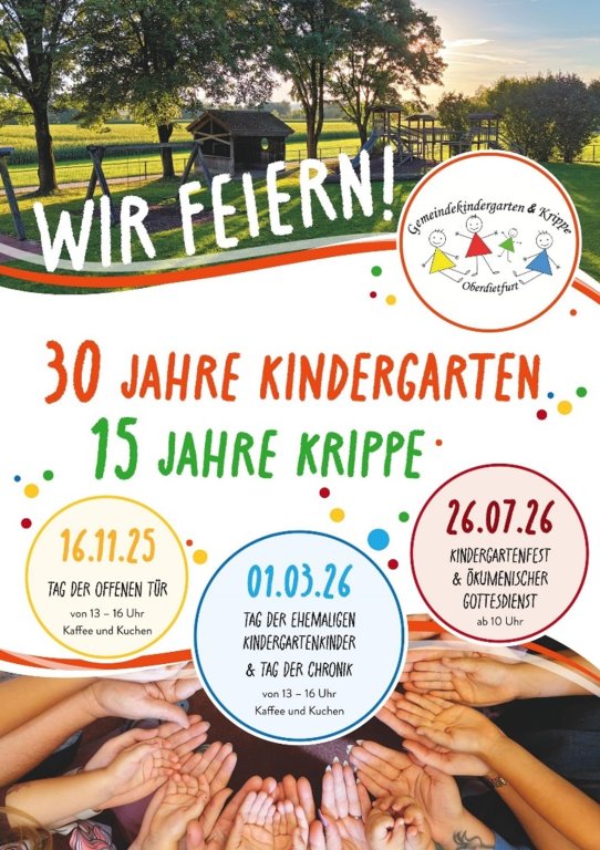 Kindergartenfest am 26.07.26