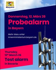 Probealarmtag 12.03.2026