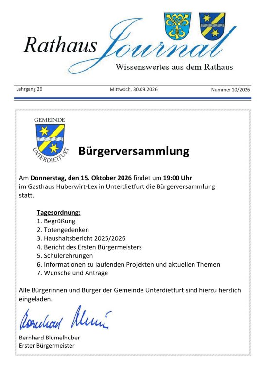 Titelseite Oktober 2026